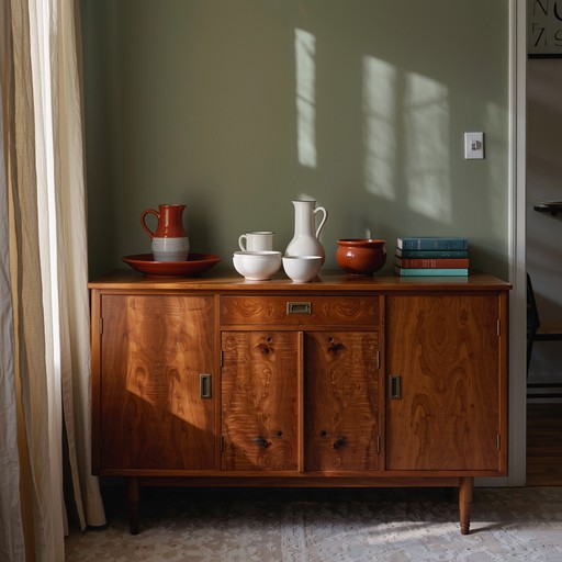 Mid-century teak credenza